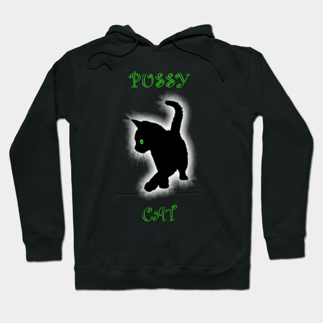 Pussy Cat #3 Hoodie by SiSuSiSu